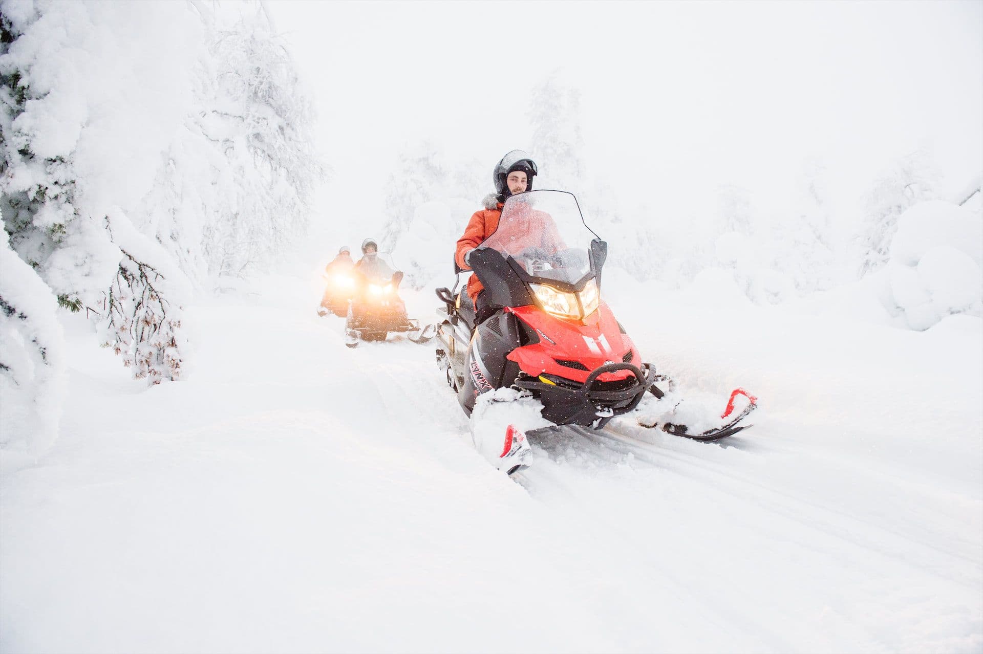 sneeuwscootertocht lapland