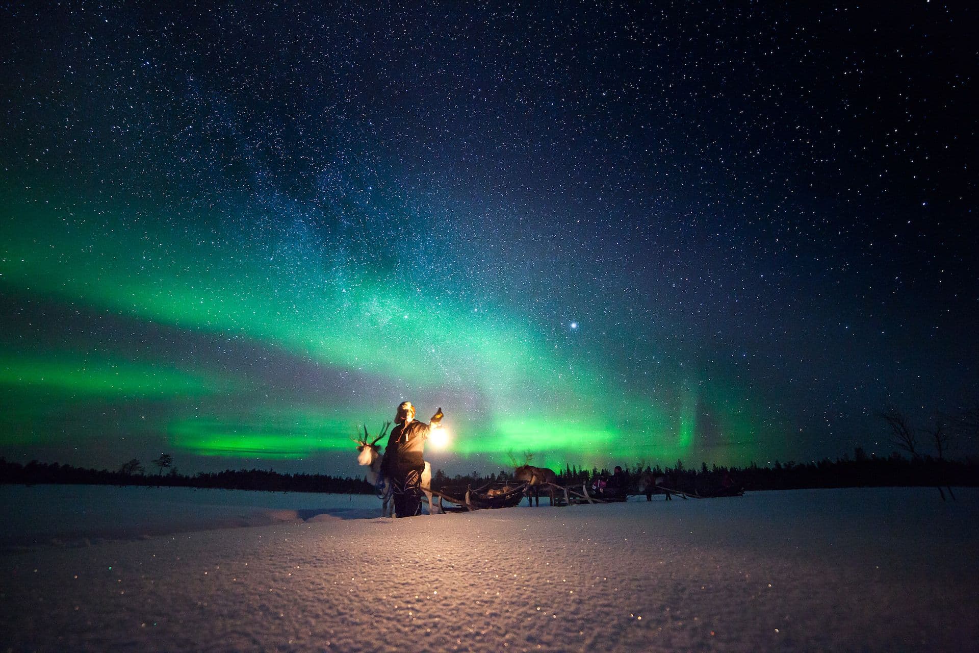 Noorderlicht Aurora borealis lapland