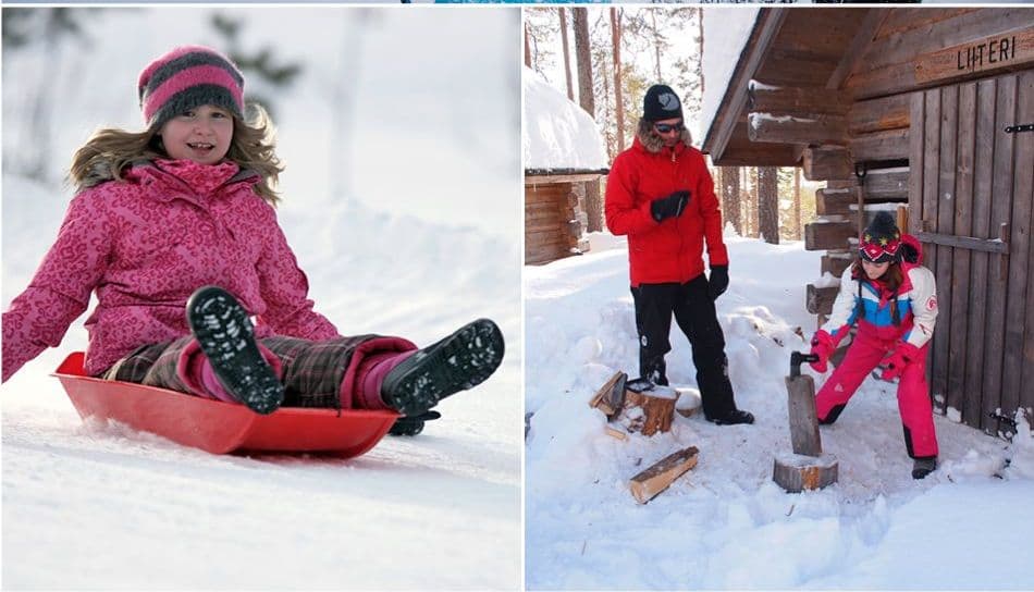 Met kinderen naar Lapland